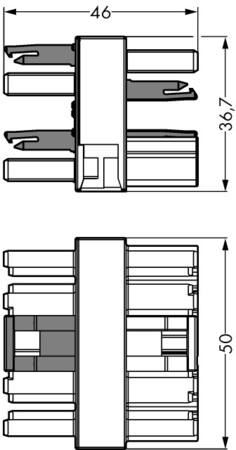 AFGR.BL 3-VEJS 1XHAN/3XHUN 5P BLÅ