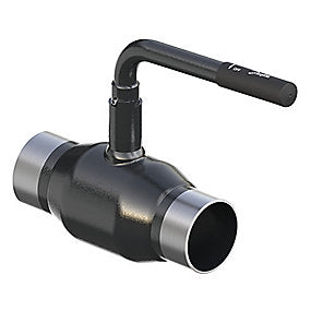 Danfoss JIP-WW kugleventil RB, Håndtag, Reduceret gennemløb, PN 25, DN 80, Svejse