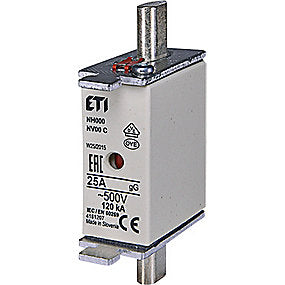 Patronsikring Nh00 Din00 25A