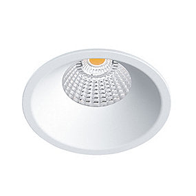 Indbygningsspot Evo D, 7W LED spot, 3000K indbygningslys, 650lm spot, hvid indbygningsspot, indendørs/udendørs spot, VVS, VVS Hjørnet.