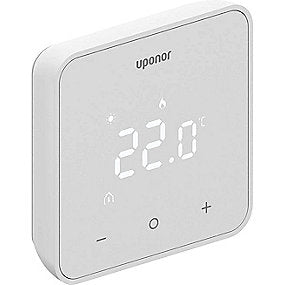 Uponor Smatrix Wave digital termostat. Trådløs. Hvid D+RH T-267