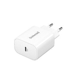Intenso USB-C lader 20W PD 3.0 og QC 4.0 Input: EU-stik, 100-240V, 50/60Hz