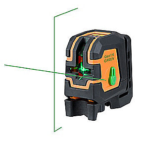 Geo-fennel krydslaser Geo1X, grøn selvnivellerende, inkl. 4xAA batt. & blød taske