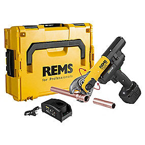 REMS mini-pres14V ACC Basic-Pack radialpressmaskine aut. tilbageløb i L-Boxx