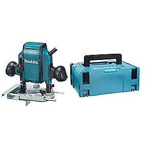 Makita Overfræser 900W. Ø8mm 0-35mm i Macpac kuffert. RP0900J