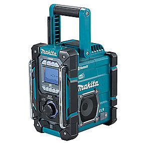 Makita arbejdsradio 10,8-18V Bluetooth & Dab+ med indbygget lader. Leveres uden batteri