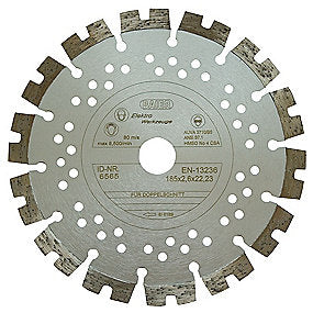 BAIER diamantskive ø185mm uni Orginal sølv allround skive 185 mm til rilleskærer