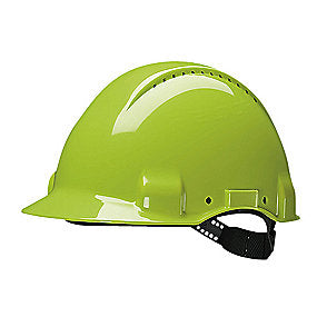 3M Sikkerhedshjelm G3000 Uvicator. Med ventilationshuller. Hi-viz Gul