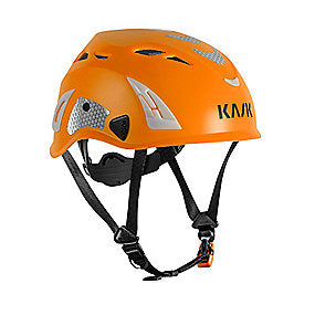 KASK sikkerhedshjelm orange Superplasma AQ Hi-Viz, m/ventilation & hagerem, EN 397