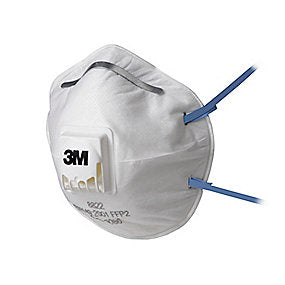 3M sikkerhedsmaske 8822 FFP2 med ventil - pakke a 10 stk