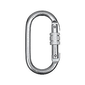 FallSafe karabinkrog FS802 med skruelås 19mm, 25kN, til faldsikring sammenkobling