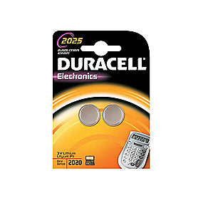 Duracell Electronics 2025 batteri - 2 stk. pr. pakke