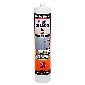 Fire Guard S 564 Hvid Brandsilicone til brandsikring af fuger - 300 ml