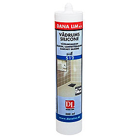 Dana Lim vådrumssilicone 512 transparent - 300ml