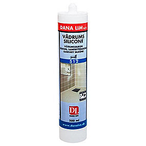 Dana Lim vådrumssilicone 512 hvid - 300ml