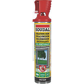 Soudal isoleringsskum 500ml Soudafoam SMX Comfort, miljøvenlig, Kræver ikke epoxycertif.