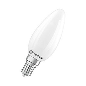 LEDVANCE LED kerte mat 470lm 3,4W/827 (40W) E14 dæmpbar