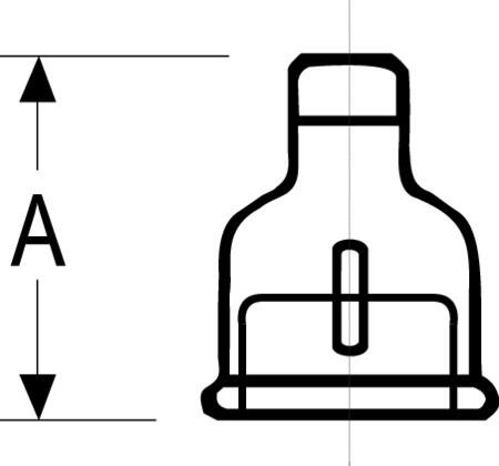 +GF+ SPIDSMUFFE SORT 3/4X1/2