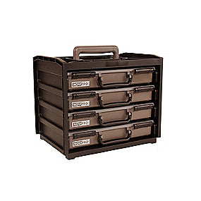 NOVIPRO handyBox 55x4 Bærbar box med 2 x Assorter 55 4x8-15 & 2 x Assorter 55 4x8-17