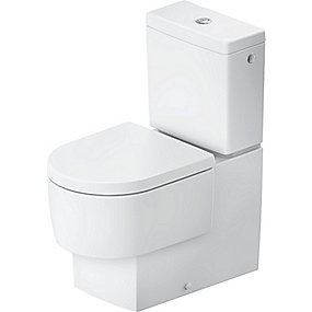 Duravit Balcoon gulvstående toilet, 650 mm, rimless, hvid mat