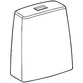 Ifö Spira Art 2.0 porcelænskappe. Hvid