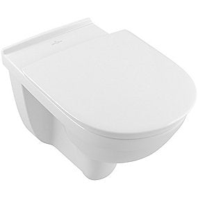 V&B O.Novo Vita hængetoilet, Rimless toilet, C+ toilet, Villeroy & Boch toilet, hvid alpin toilet, toilet uden sæde.