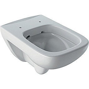 GEBERIT Renova plan hængetoiletskål, Rimfree toilet, hængetoilet, GEBERIT toilet, hvid toilet, toilet til indbygningscisterne.