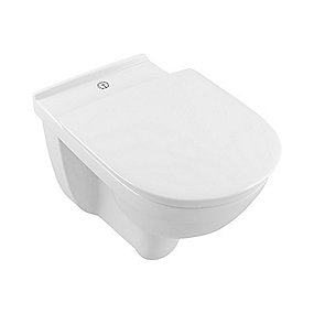 Gustavsberg CARE 4G95 hængetoilet, forhøjet toilet, Rimless toilet, Gustavsberg toilet, hvid toilet, toilet uden sæde.