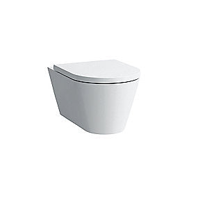 Kartell by Laufen sampak rimless, skål+sæde med softclose. Hvid
