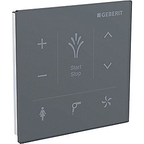 GEBERIT AquaClean vægkontrolpanel glas / sort