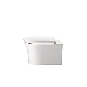 Duravit White Tulip hængeskål 540x370x365mm, åben skylle-rand, rotationsskyl