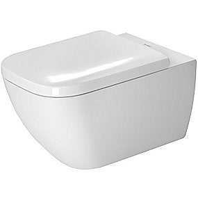Duravit Happy D.2 hængeskål, Rimless toilet, skjult montering toilet, Duravit toilet.