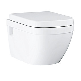 GROHE Euro Ceramic hængeskål & toiletsæde med soft close, 3/5 l