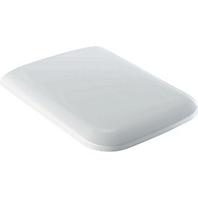 GEBERIT Icon square toiletsæde med Softclose, 365x450x45mm hvid