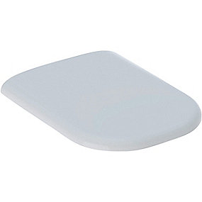 GEBERIT SMYLE toiletsæde 355x450x45mm med låg hvid