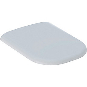 GEBERIT SMYLE toiletsæde med softclose 355x450x45mm, hvid