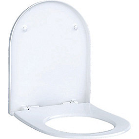 GEBERIT ACANTO toiletsæde med softclose 350x437x49mm hvid
