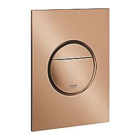 GROHE Nova Cosmo Betjeningsplade str. S, 2-skyls betjening, børstet warm sunset. Husk 616987990