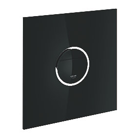 GROHE Veris Betjeningsplade med belysning til 2-skyls- og start/stop betjening, velvet black