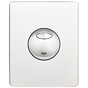 GROHE Skate betjeningsplade, rustfrit stål trykknap, 2-skyls betjeningsplade, GROHE betjeningsplade.