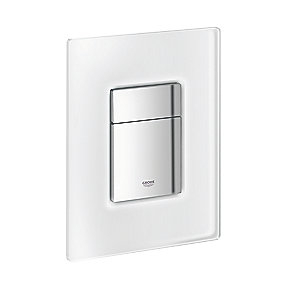 GROHE Skate Cosmopolitan Betjeningsplade med glas overflade, 2-skyl