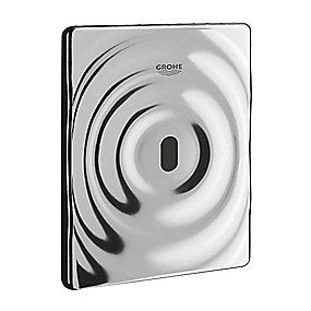 GROHE Tectron surf betjeningsplade, infrarød urinal betjeningsplade, 6V betjeningsplade, GROHE betjeningsplade, forkromet betjeningsplade.