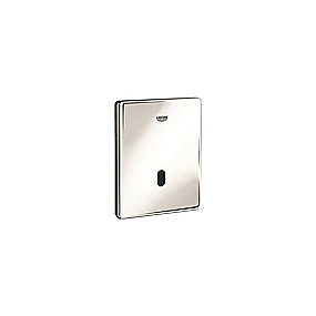 GROHE Tectron skate betjeningsplade 116x144mm 6V til urinal. Forkromet