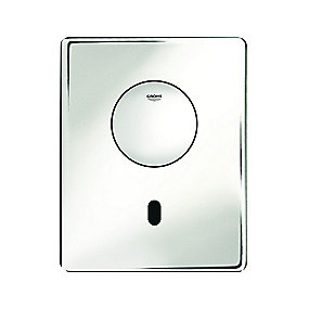 GROHE Tectron Skate betjeningsplade, infrarød WC-cisterne betjeningsplade, 230V betjeningsplade, GROHE betjeningsplade, forkromet betjeningsplade.