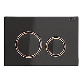 GEBERIT SIGMA21 betjeningsplade 246x164x14mm rødguld/sort