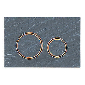 GEBERIT SIGMA21 betjeningsplade 246x164x14mm rødguld/skifer