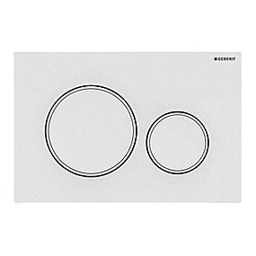 GEBERIT SIGMA20 betjeningsplade 246x164x12mm alpin-hvid