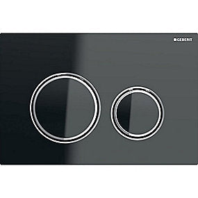 Geberit Sigma21 betjeningsplade, dobbeltskyl betjeningsplade, forkromet betjeningsplade, slate look betjeningsplade, Geberit betjeningsplade.