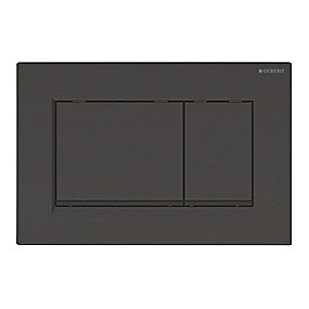 GEBERIT SIGMA30 betjeningsplade 246x164x12mm dybsort RAL 95