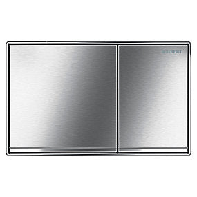 GEBERIT SIGMA60 betjeningsplade børstet krom- Easy to clean